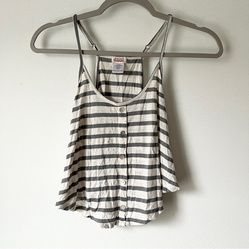Ten sixty Sherman cute striped crop top size S